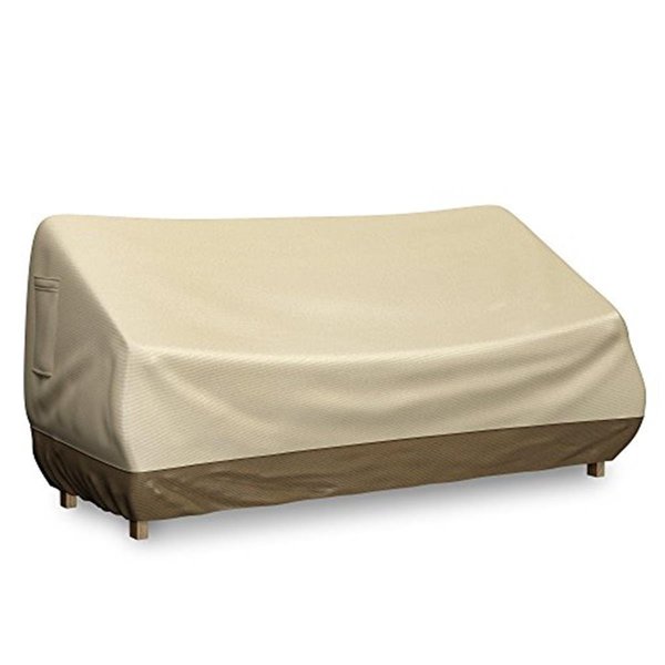 Home-Complete Bench Cover for Outdoor Loveseat or Patio Sofa - 58 in. HC-4001